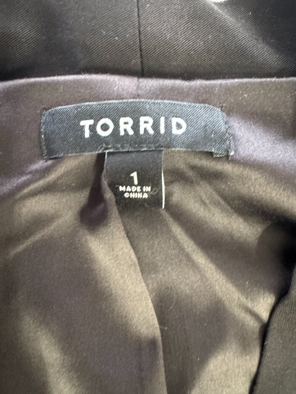 NWOT Torrid Animal Print Collarless Blazer Jacket Plus Size 1 (US 14/16) - Picture 8 of 15